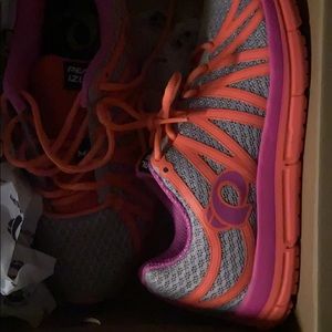 Orange size 9.5 others size 10 grey are TOMS